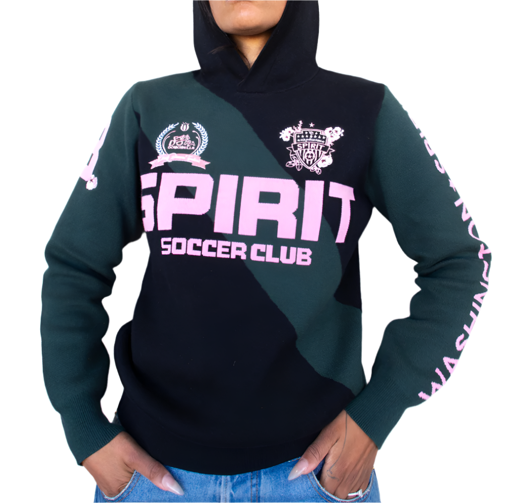 Dead Dirt x Spirit Cherry Blossom Soccer Club Knit Hoody