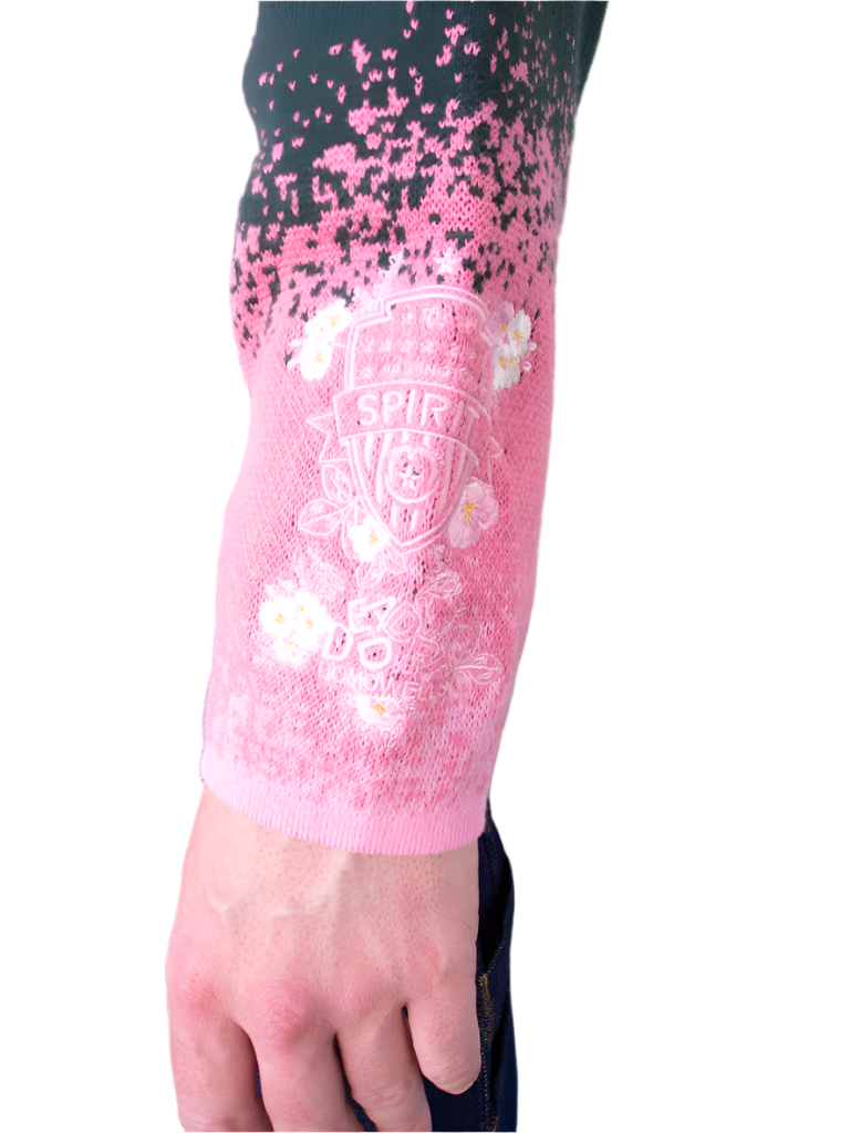 Dead Dirt x Spirit Cherry Blossom Pink Gradient Oversized Sweater