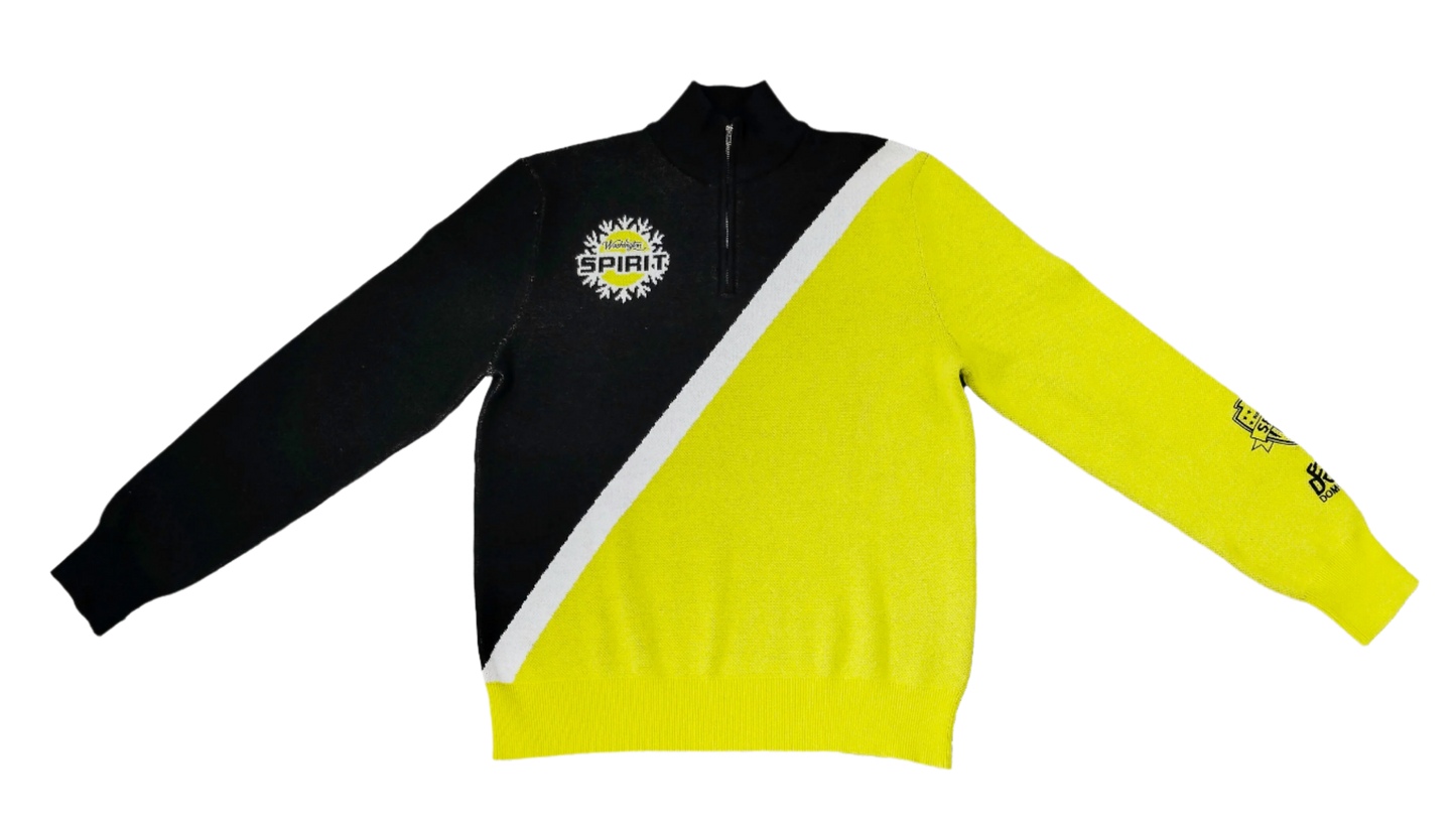 Spirit x Dead Dirt Snowflake Knit Quarterzip
