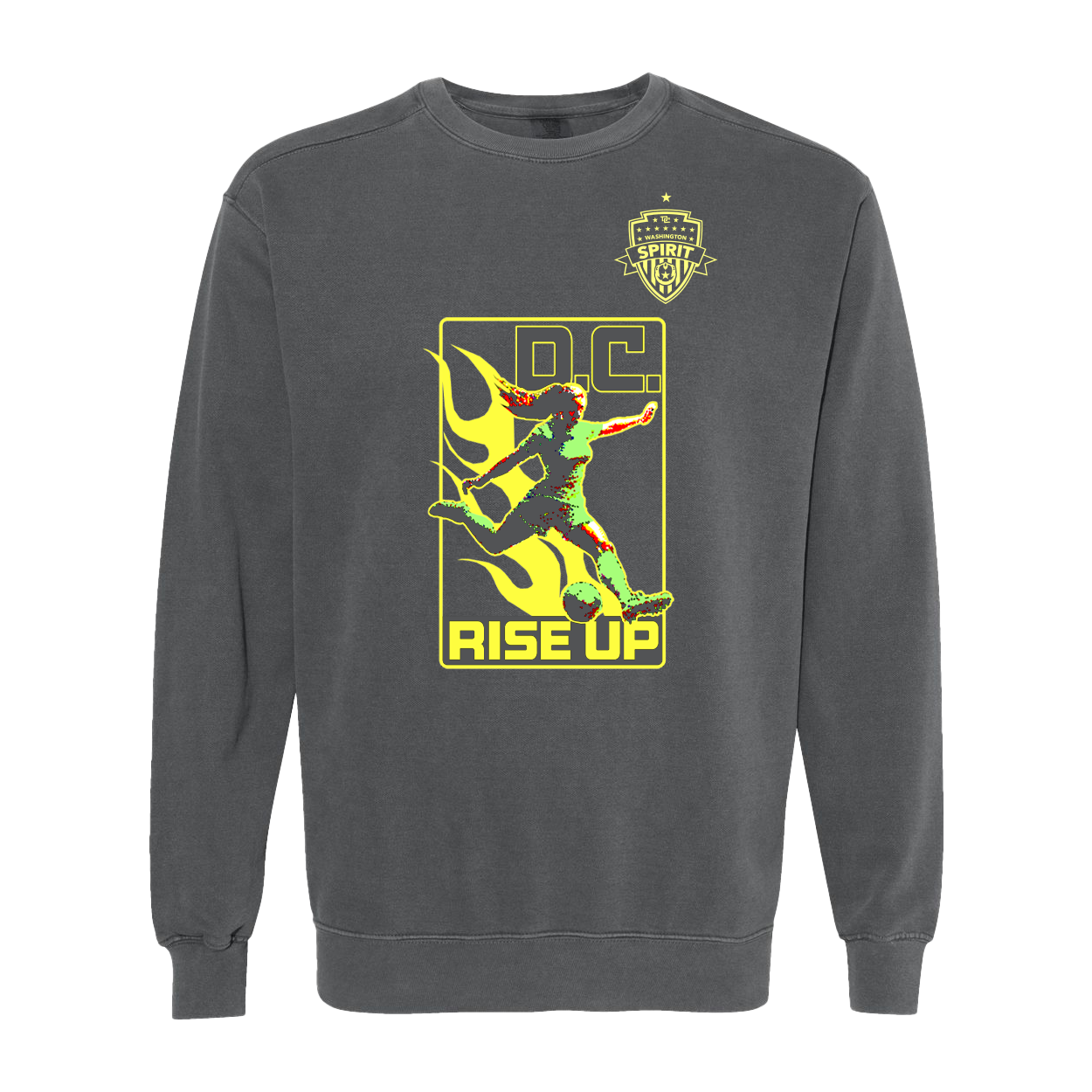 Washington Spirit x Dead Dirt Rise Up DC Crewneck Sweatshirt