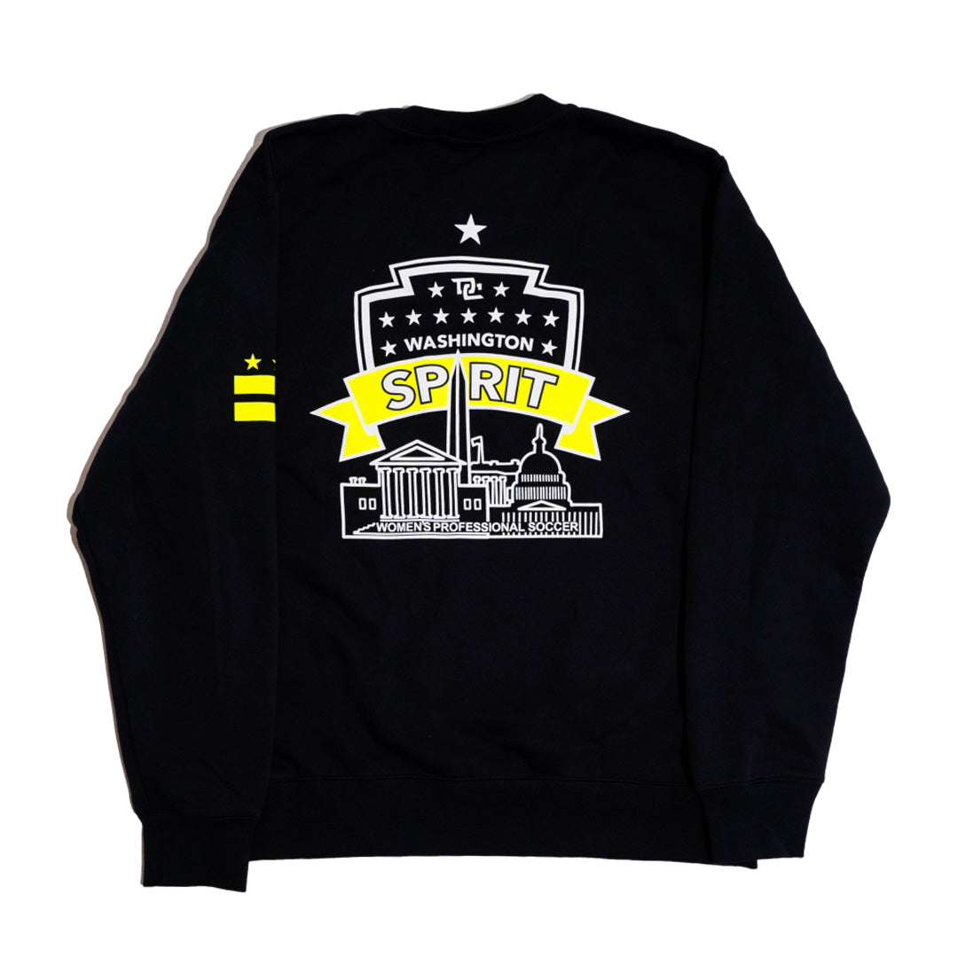 Ribbon In The Sky Black Crew Sweatshirt