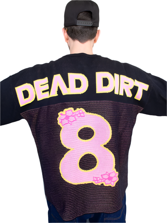Dead Dirt x Spirit Cherry Blossom Black Out #8 Oversized Sweater (COMING SOON)