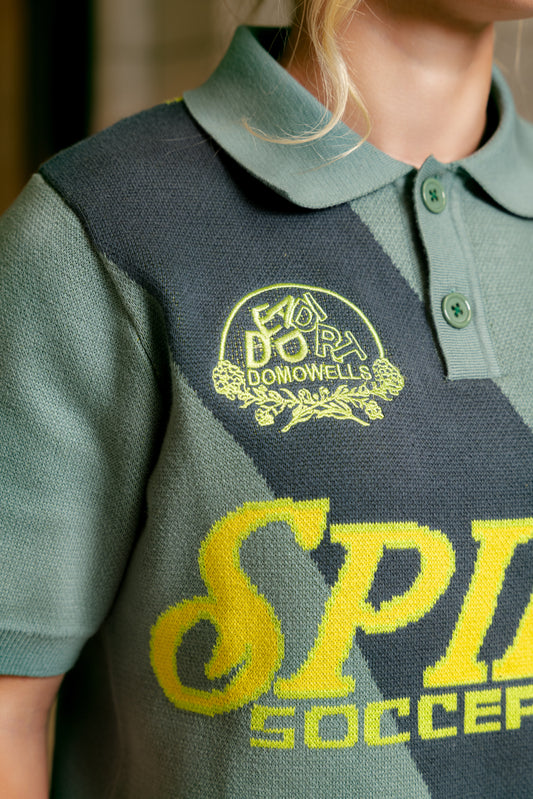 Dead Dirt x Spirit Fast Track Polo - Spirit Green