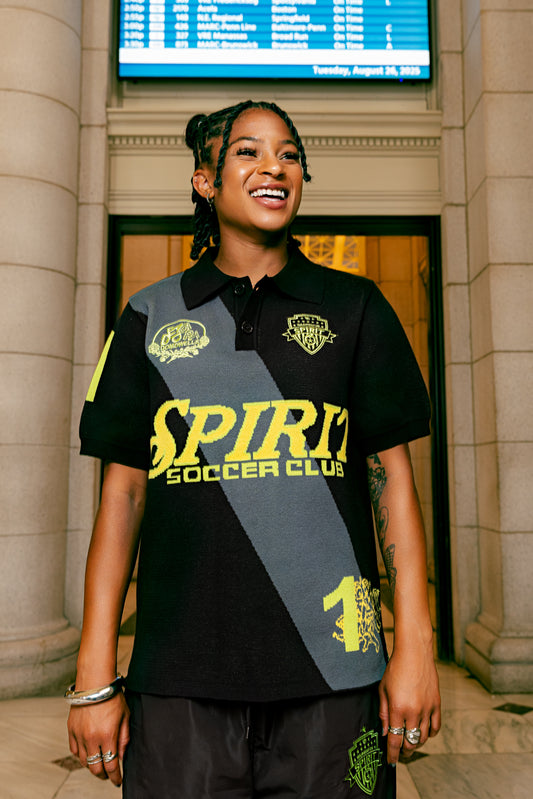 Dead Dirt x Spirit Fast Track Polo - Black Out