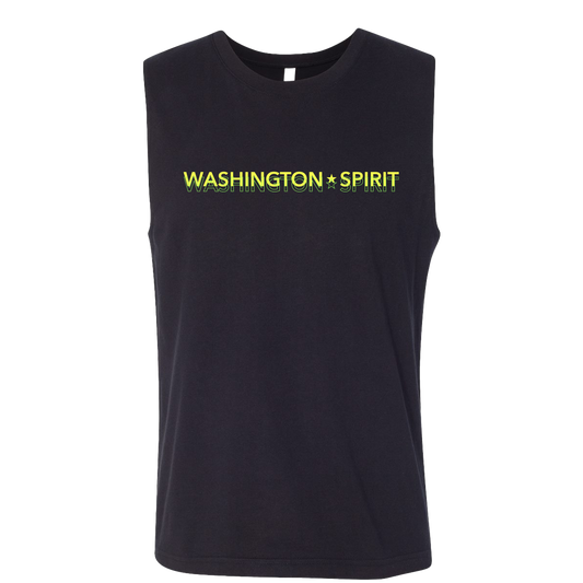 Washington Spirit Men's Black Muscle Tank