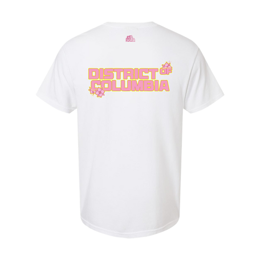 Washington Spirit x Dead Dirt Cherry Blossom White Tee