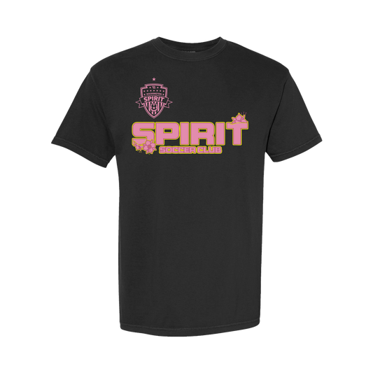 Washington Spirit x Dead Dirt Cherry Blossom Black Tee